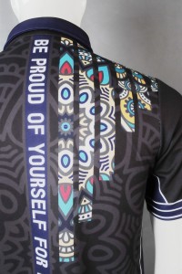 DS077 custom dart shirt design full printing dart shirt dart shirt manufacturer black detail view-1